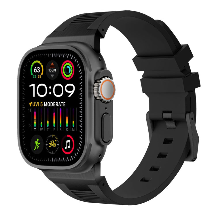 Super Cool Apple Smartwatch Silicone Universel Strap - Black#serie_2