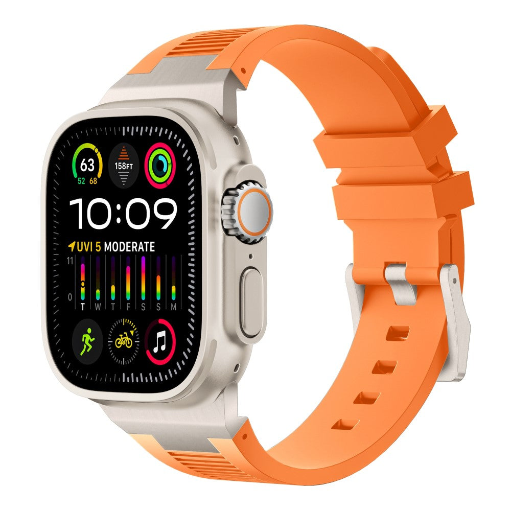 Super Cool Apple Smartwatch Silicone Universel Strap - Orange#serie_6