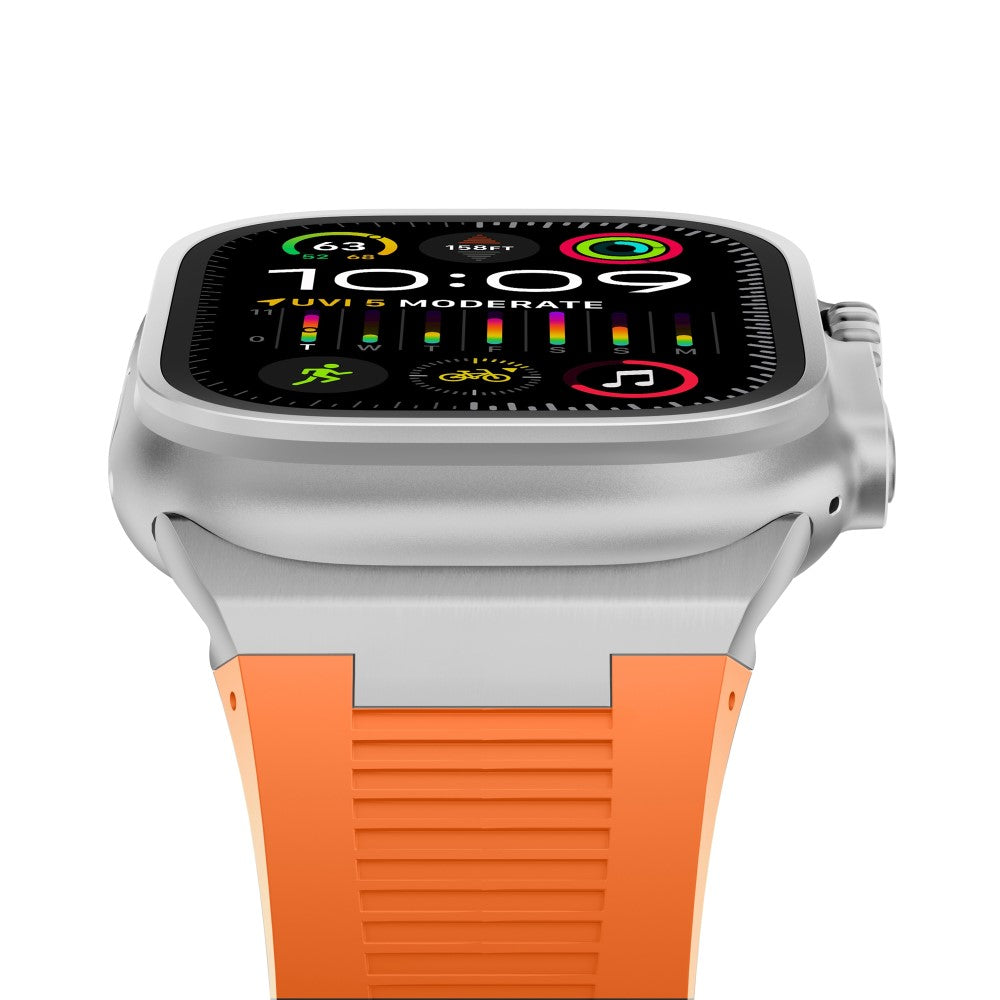 Super Cool Apple Smartwatch Silicone Universel Strap - Orange#serie_11