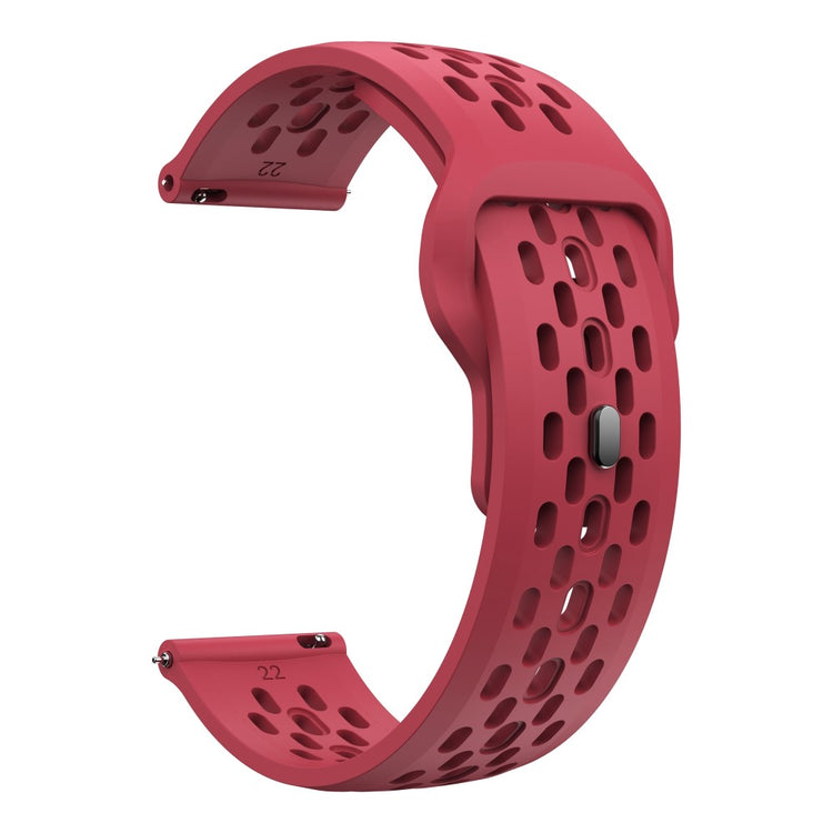 Absolutely Reliable Smartwatch Silicone Universel Strap - Red#serie_12