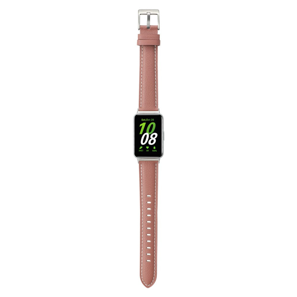 Very Tough Samsung Galaxy Fit 3 Genuine Leather Strap - Pink#serie_7