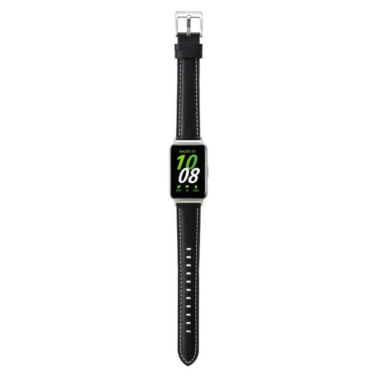 Very Tough Samsung Galaxy Fit 3 Genuine Leather Strap - Black#serie_8