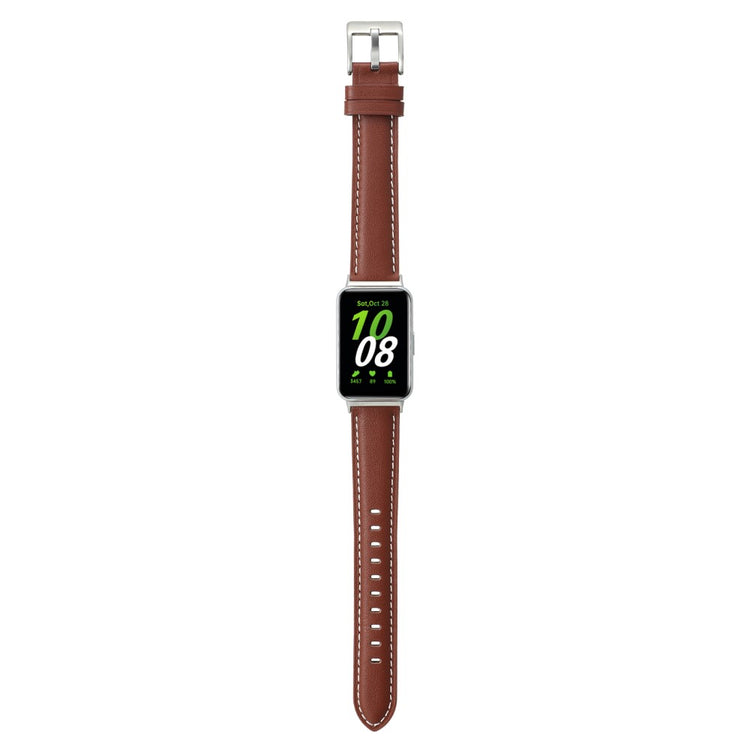 Very Tough Samsung Galaxy Fit 3 Genuine Leather Strap - Brown#serie_9