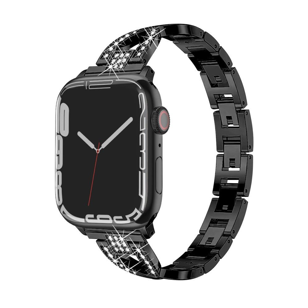 Incredibly Cool Apple Smartwatch Rhinestone Universel Strap - Black#serie_1