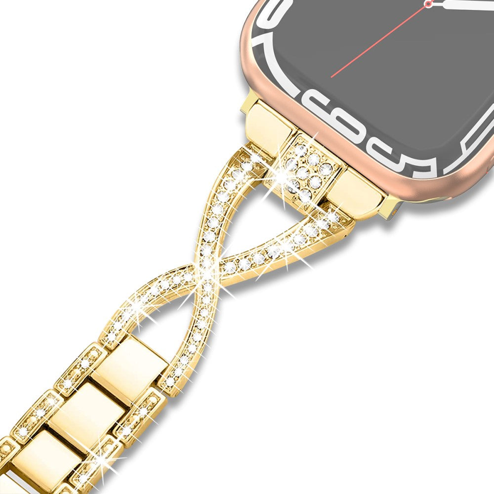 Super Neat Apple Smartwatch Rhinestone Universel Strap - Gold#serie_2