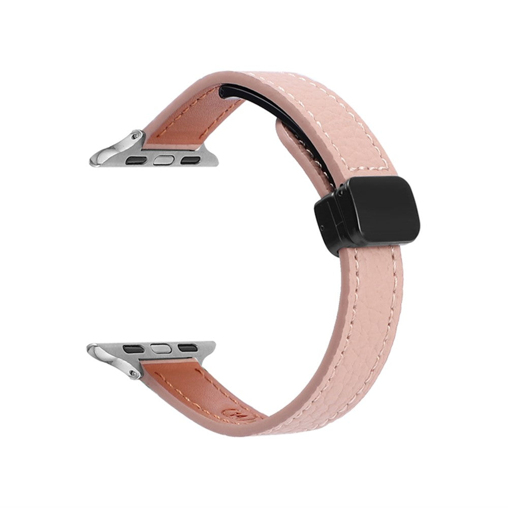 Mega Delightful Apple Smartwatch Pu Leather Universel Strap - Pink#serie_7