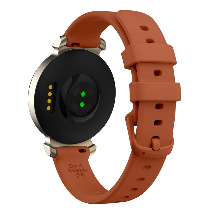 Very Fantastic Garmin Lily Silicone Strap - Brown#serie_8