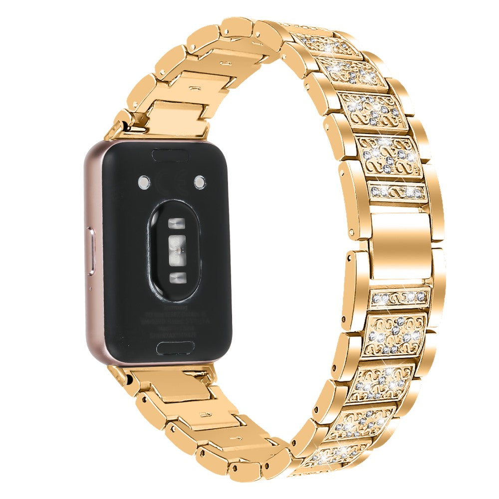 Absolutely Fantastic Samsung Galaxy Fit 3 Rhinestone Strap - Gold#serie_2