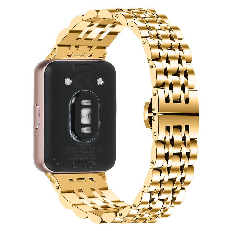 Brilliant Samsung Galaxy Fit 3 Metal Strap - Gold#serie_3