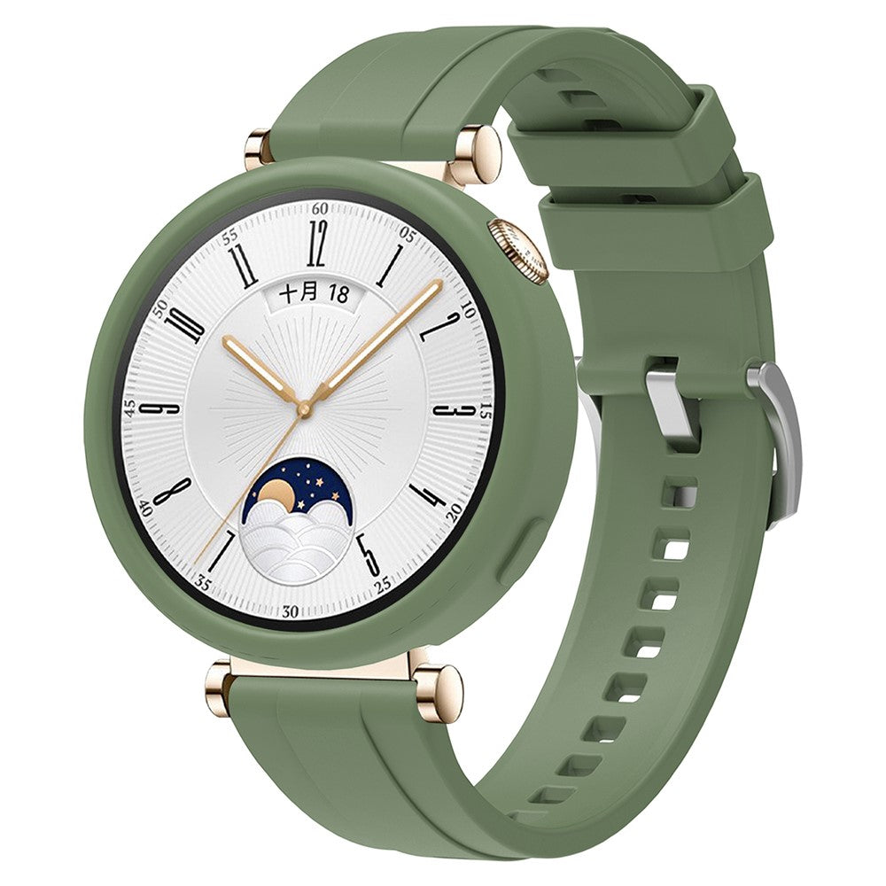 Absolutely Agreeable Huawei Watch GT 4 41mm Silicone Strap - Green#serie_11