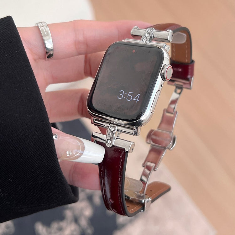 Super Nice Apple Smartwatch Genuine Leather Universel Strap - Brown#serie_6