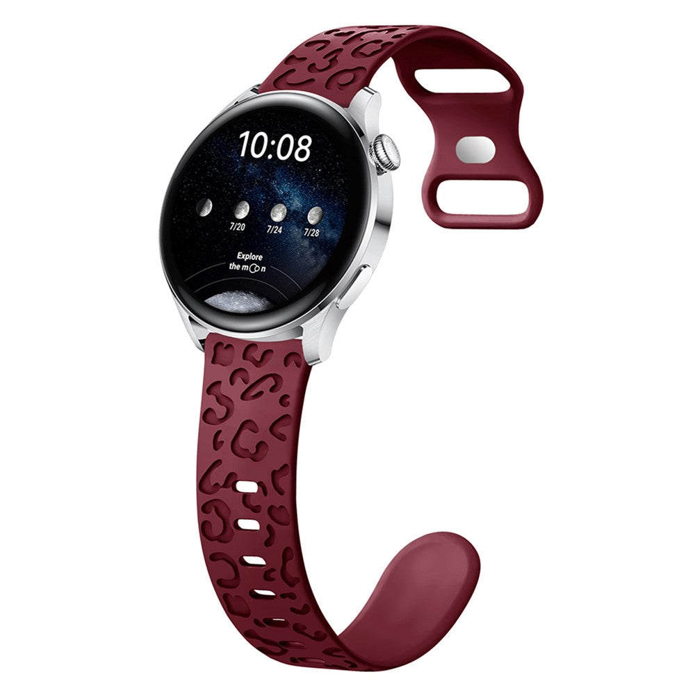 Incredibly Pleasant Smartwatch Silicone Universel Strap - Red#serie_5