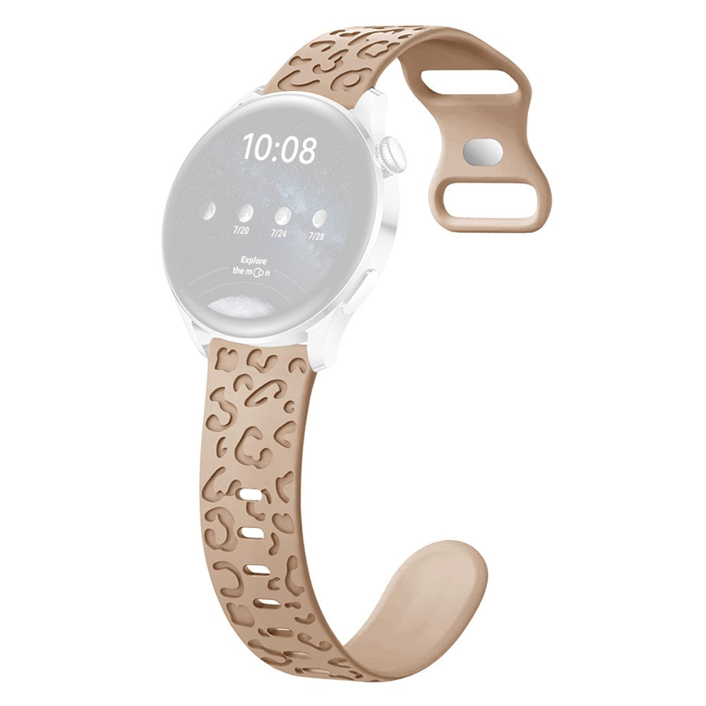 Incredibly Pleasant Smartwatch Silicone Universel Strap - Brown#serie_6