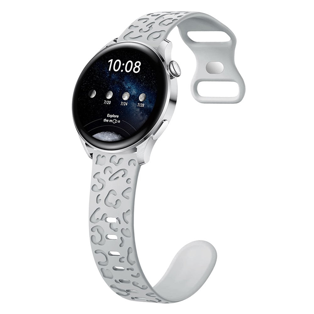 Remarkably Fantastic Smartwatch Silicone Universel Strap - Silver#serie_14