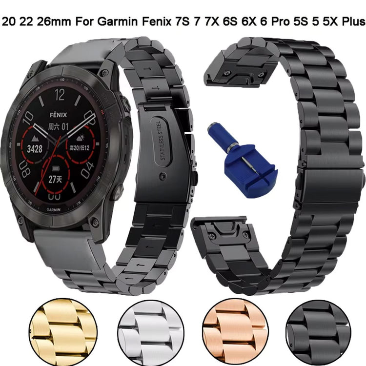 Mega Good Garmin Smartwatch Metal Universel Strap - Multicolor#serie_3