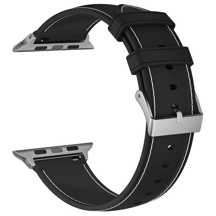 Mega Tough Apple Smartwatch Silicone Universel Strap - Black#serie_1