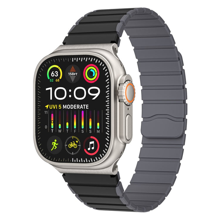 Comfortable Apple Smartwatch Silicone Universel Strap - Black#serie_1