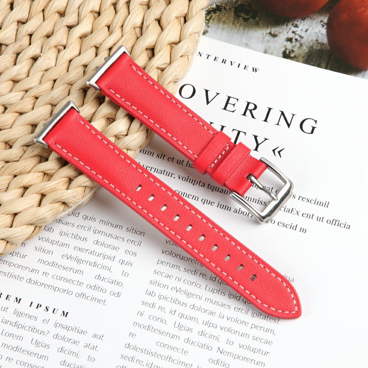 Remarkably Delightful Honor Band 9 Genuine Leather Strap - Red#serie_4