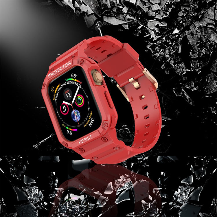 Mega Delightful Apple Smartwatch Silicone Universel Strap - Red#serie_3