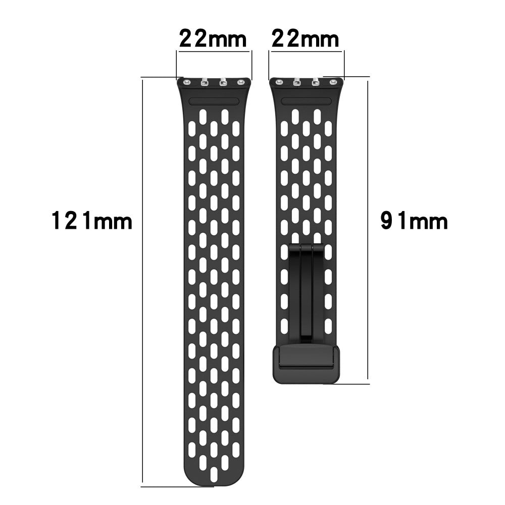 Increadibly Cute Samsung Galaxy Fit 3 Silicone Strap - Black#serie_1