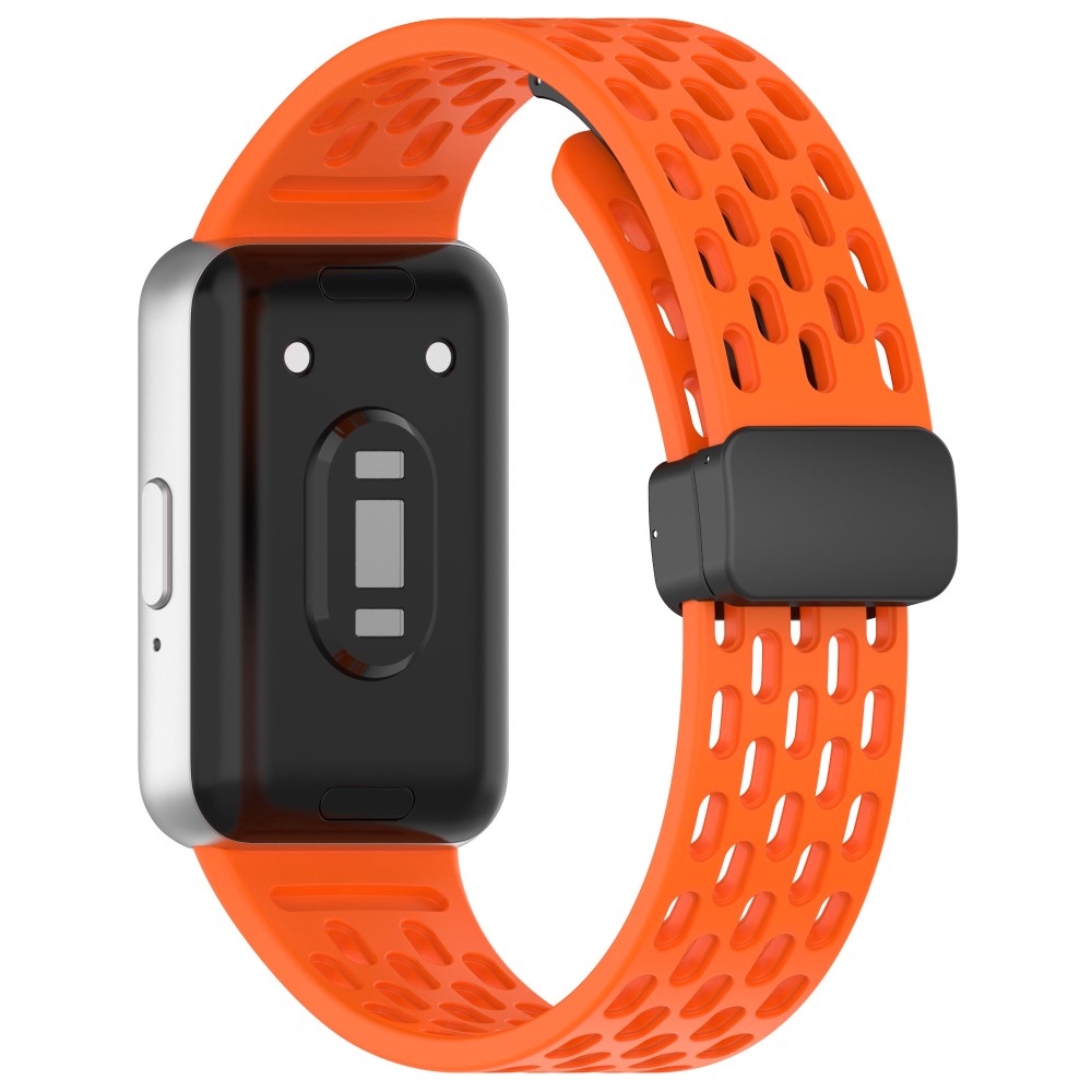 Increadibly Cute Samsung Galaxy Fit 3 Silicone Strap - Orange#serie_5