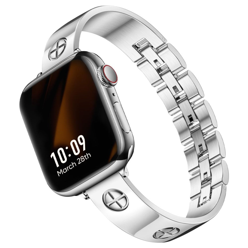 Mega Fantastic Apple Smartwatch Metal Universel Strap - Silver#serie_4