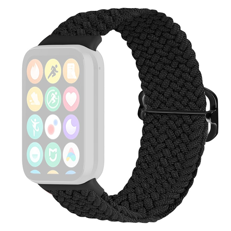 Stylish Xiaomi Redmi Watch 4 Nylon Strap - Black#serie_7