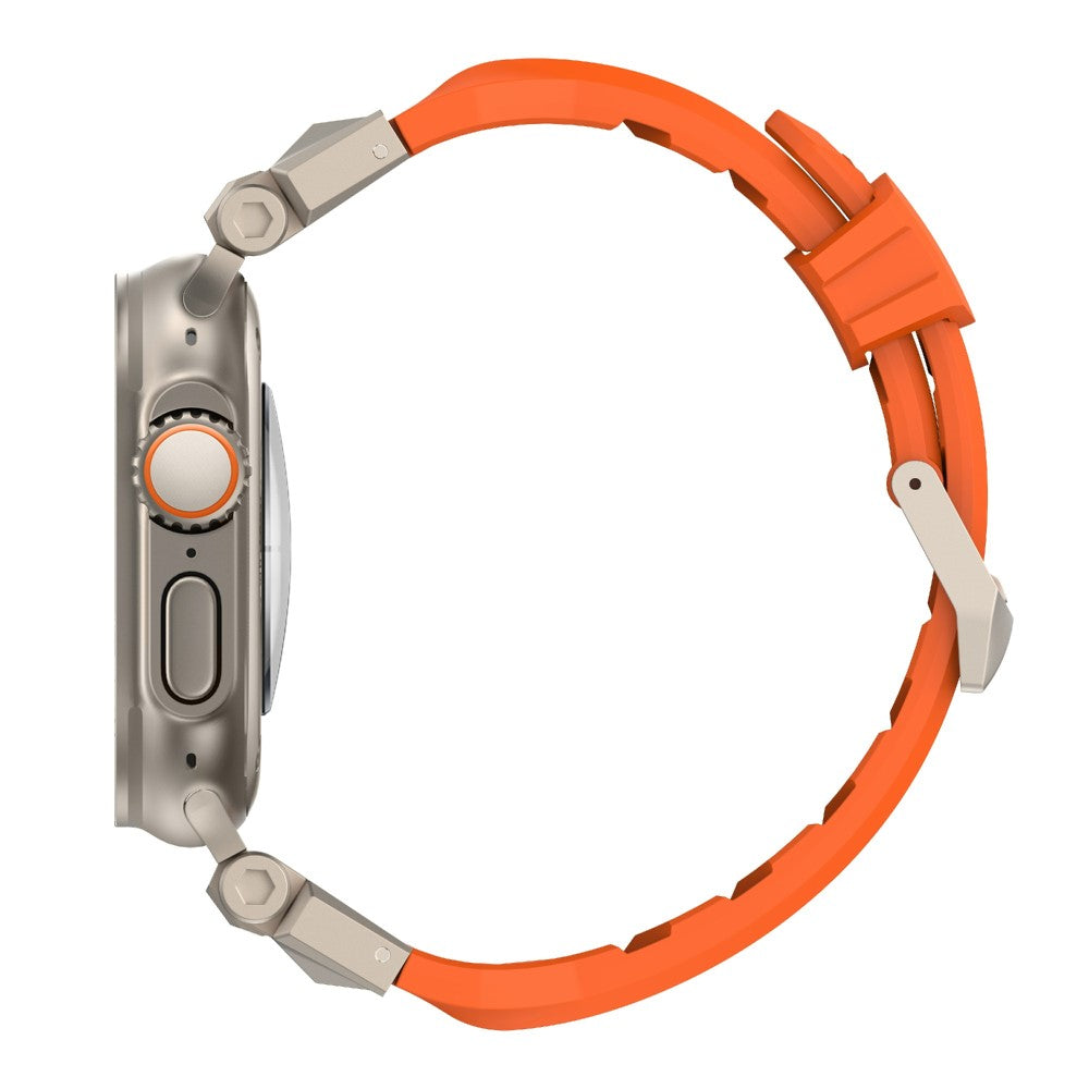 Cool Apple Smartwatch Silicone Universel Strap - Orange#serie_1