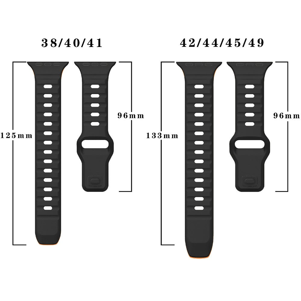 Remarkably Neat Apple Smartwatch Silicone Universel Strap - Orange#serie_10