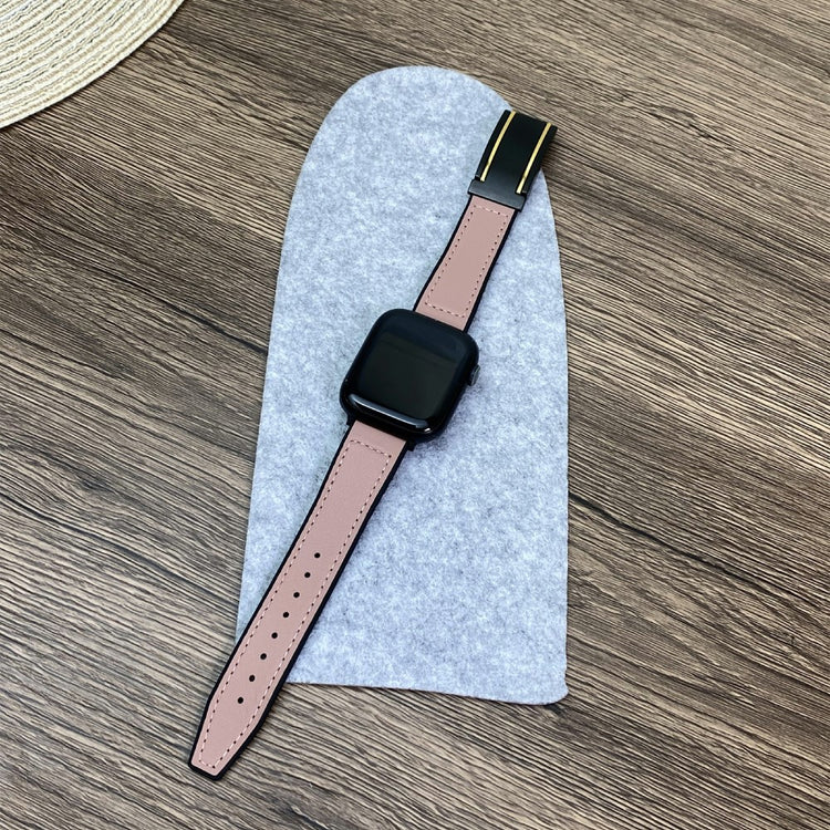 Nice Apple Smartwatch Genuine Leather Universel Strap - Pink#serie_2