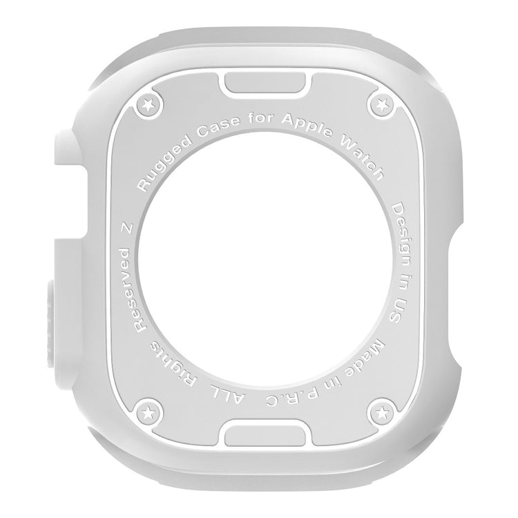 Comfortable Apple Watch Ultra Silicone Strap - White#serie_1