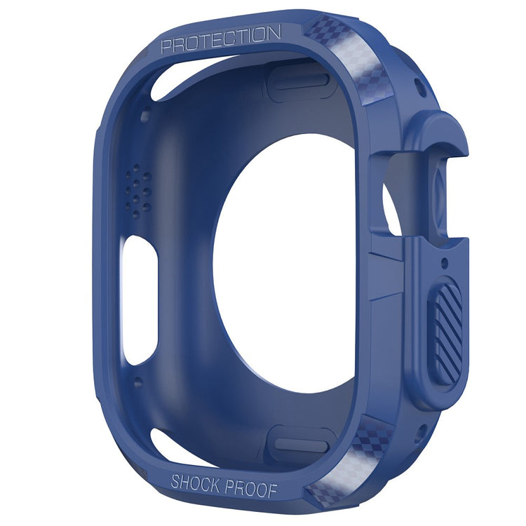 Comfortable Apple Watch Ultra Silicone Strap - Blue#serie_5