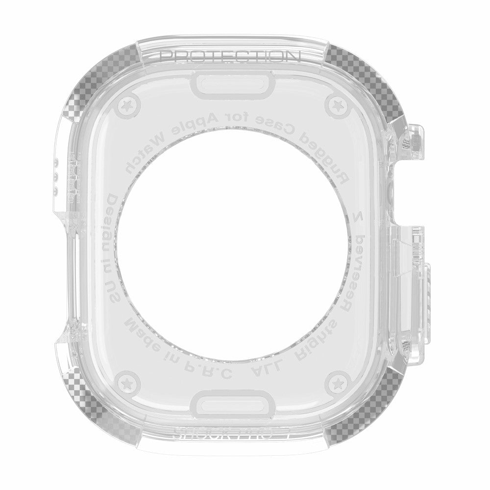 Comfortable Apple Watch Ultra Silicone Strap - Transparent#serie_7