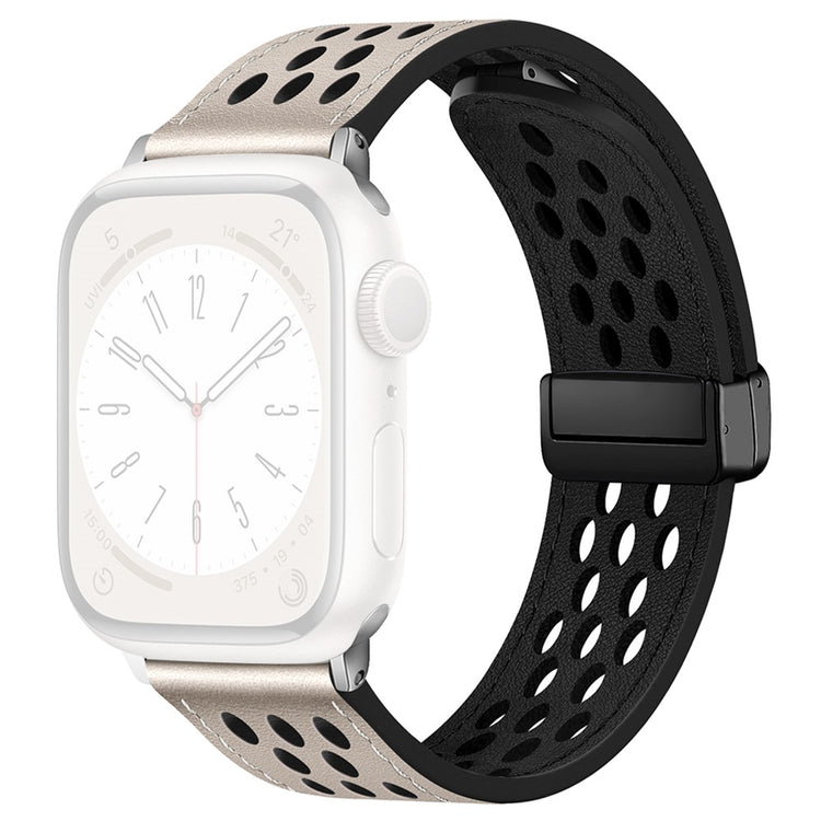 Mega Fantastic Apple Smartwatch Pu Leather Universel Strap - Silver#serie_5