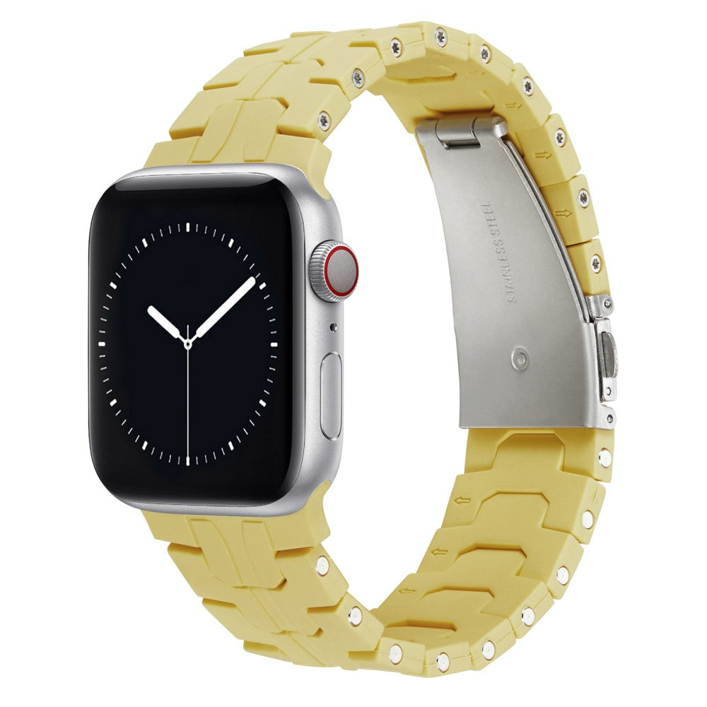 Super Agreeable Apple Smartwatch Silicone Universel Strap - Yellow#serie_1