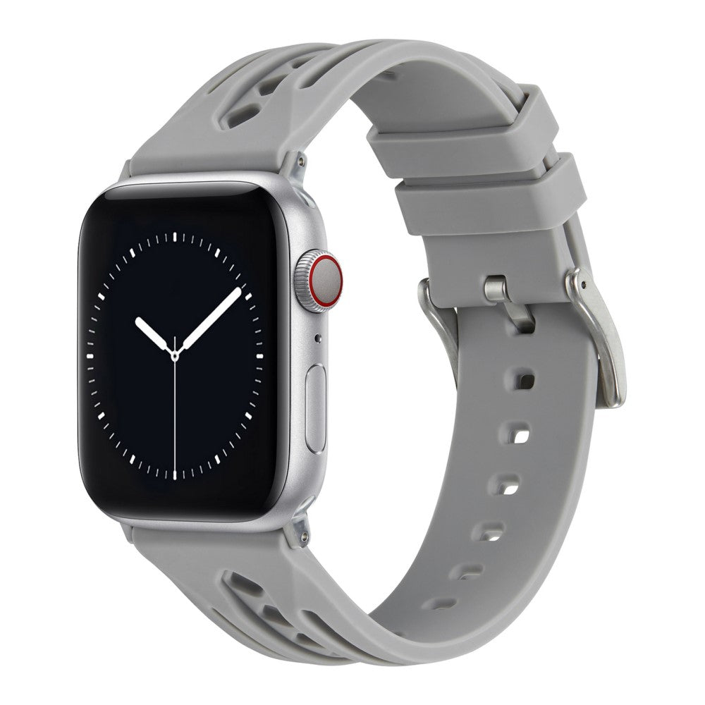 Mega Pleasant Apple Smartwatch Silicone Universel Strap - Silver#serie_8