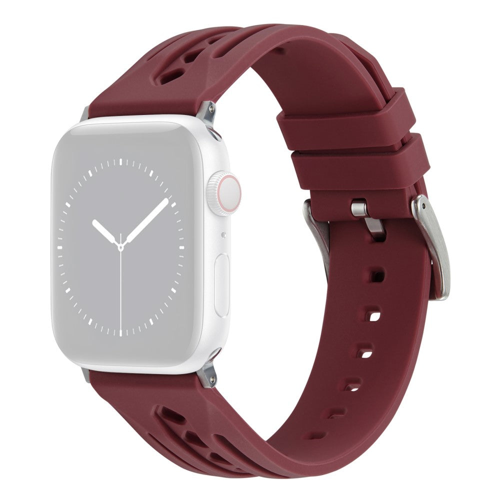 Durable Apple Smartwatch Silicone Universel Strap - Red#serie_1