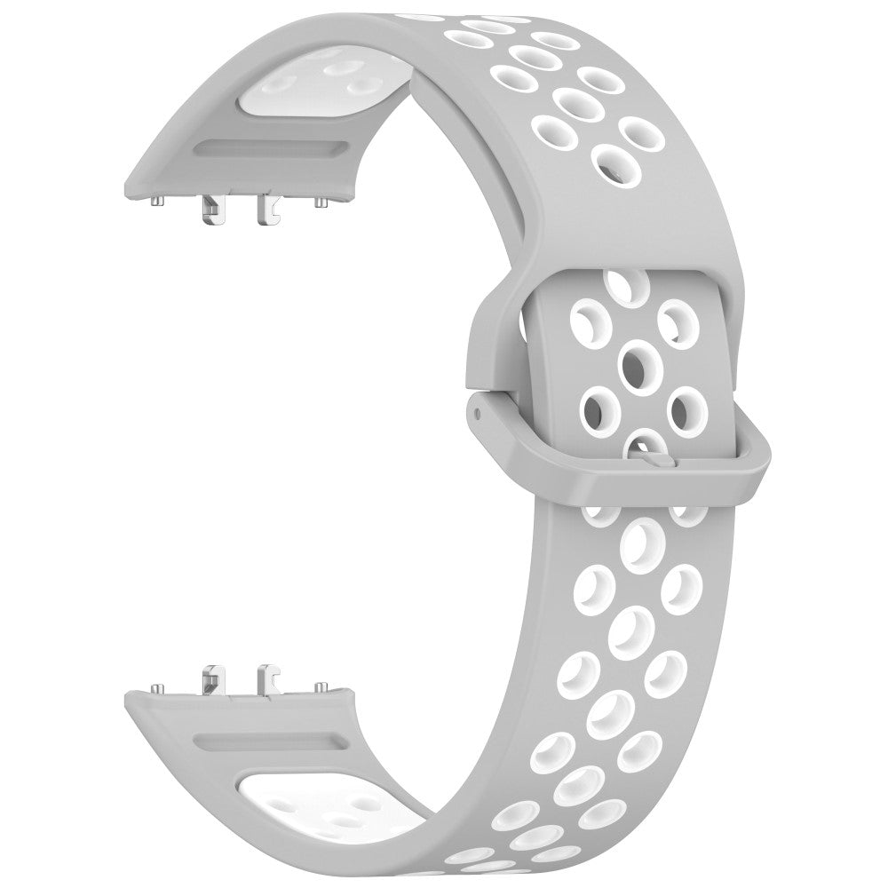 Super Stylish Samsung Galaxy Fit 3 Silicone Strap - Silver#serie_8