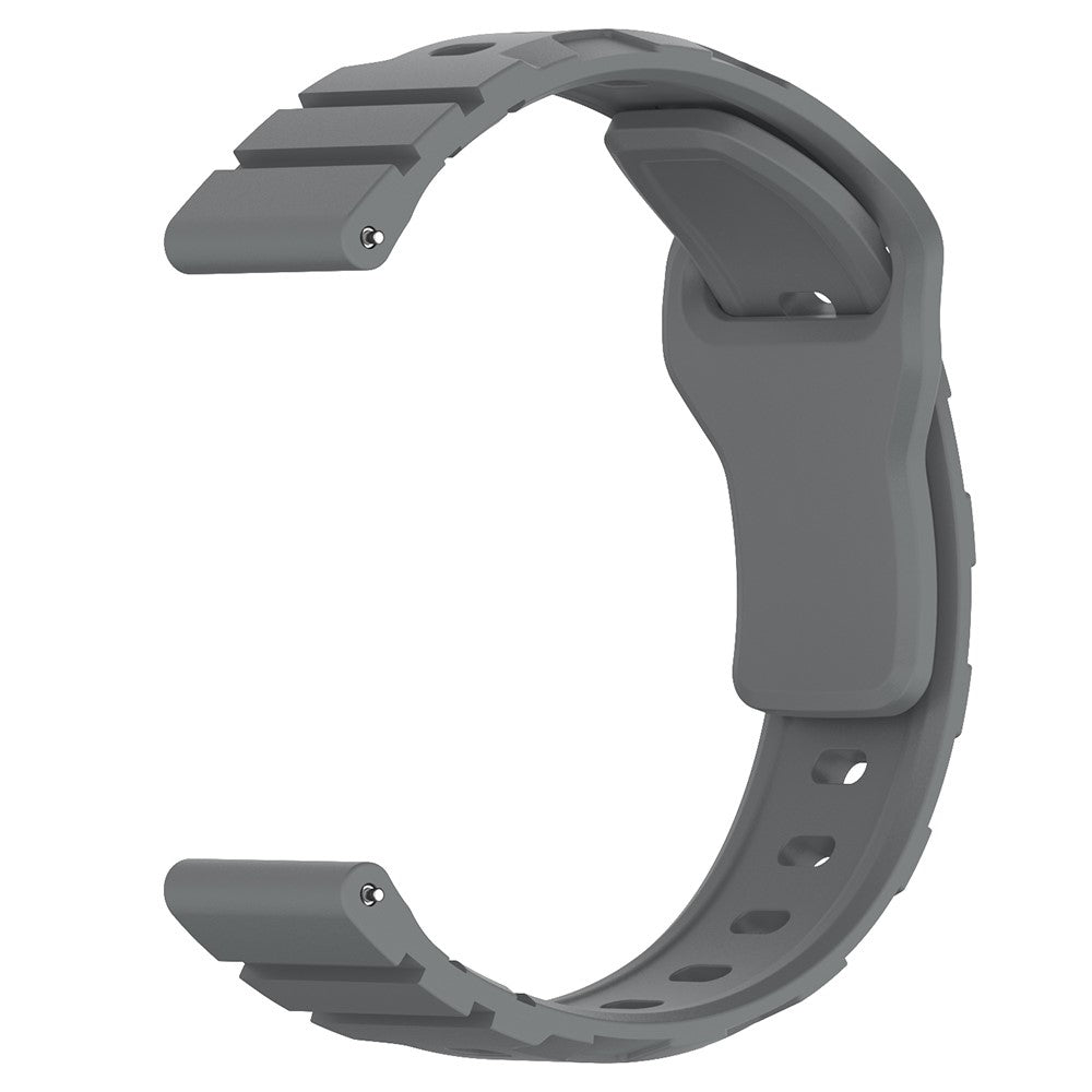 Mega Neat Smartwatch Silicone Universel Strap - Silver#serie_10