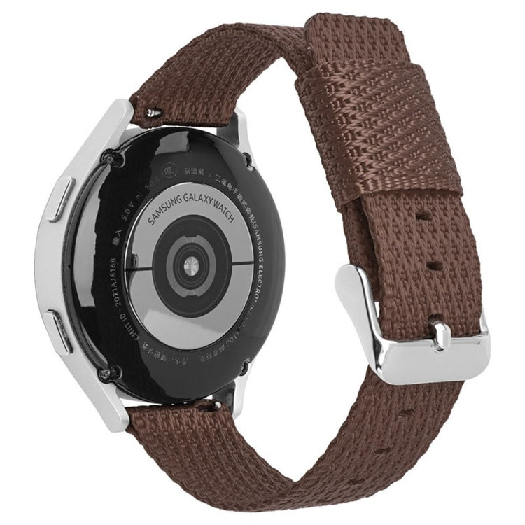 Huawei Watch GT 3 42mm / Watch GT 3 Pro 43mm Wrist Strap 20mm Texture Nylon Watch Strap - Brown / Grid#serie_2