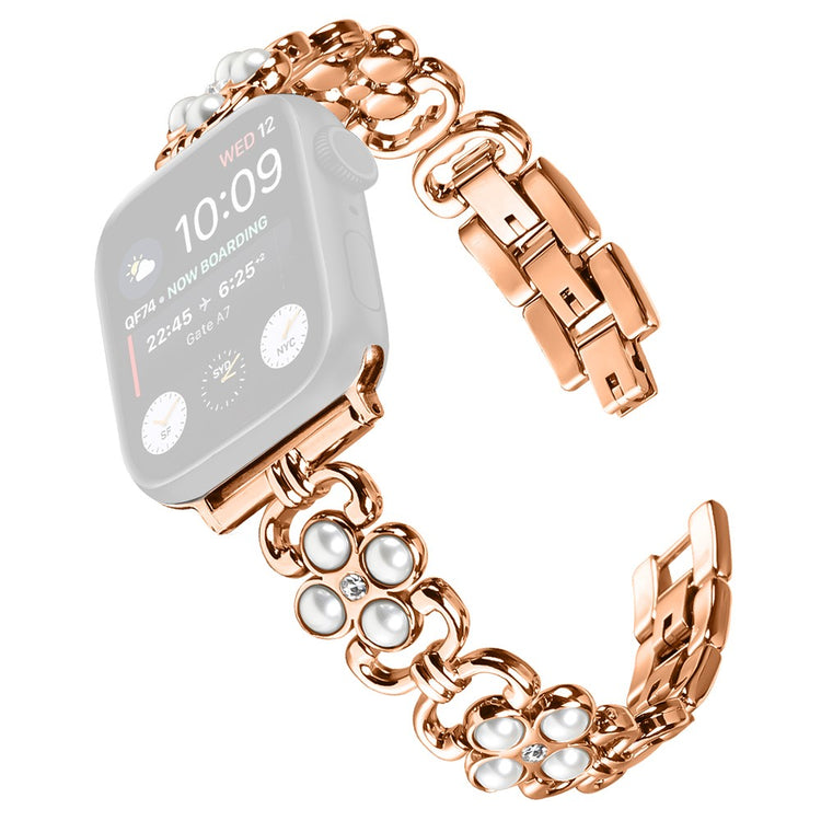 Apple Watch Ultra 2 Ultra 49mm / Series 9 8 7 45mm / 6 5 4 SE (2022) SE (2023) SE 44mm / 3 2 1 42mm Stainless Steel Watch Strap - Rose Gold#serie_2