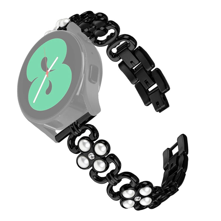 Watch band Huami Amazfit GTR 42mm Pearl Decor Four Leaf Clover Stainless Steel Strap - Black#serie_2