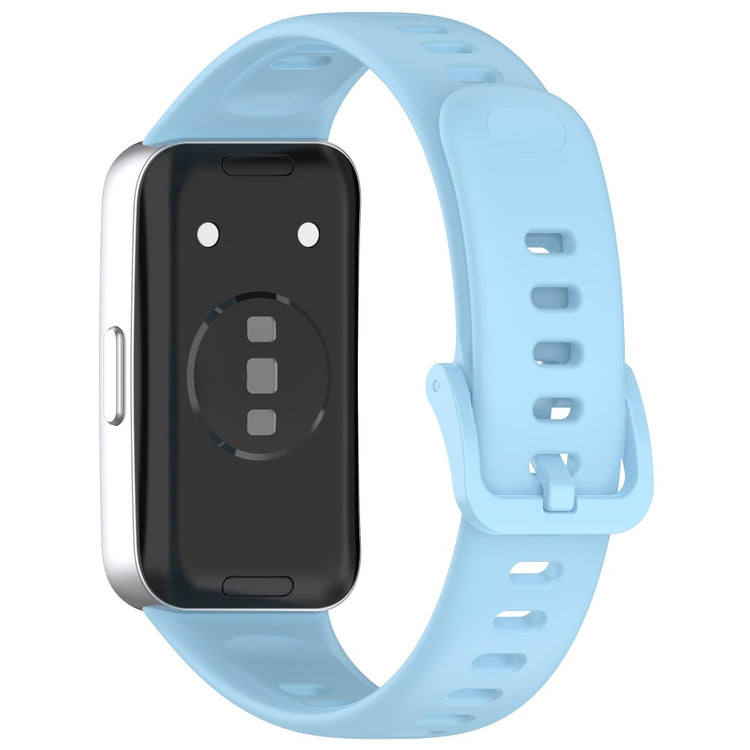 Huawei band 8 / 8 NFC / 9 / 9 NFC Glossy Silicone Watch Strap Replacement Watchband  - Baby Blue#serie_15