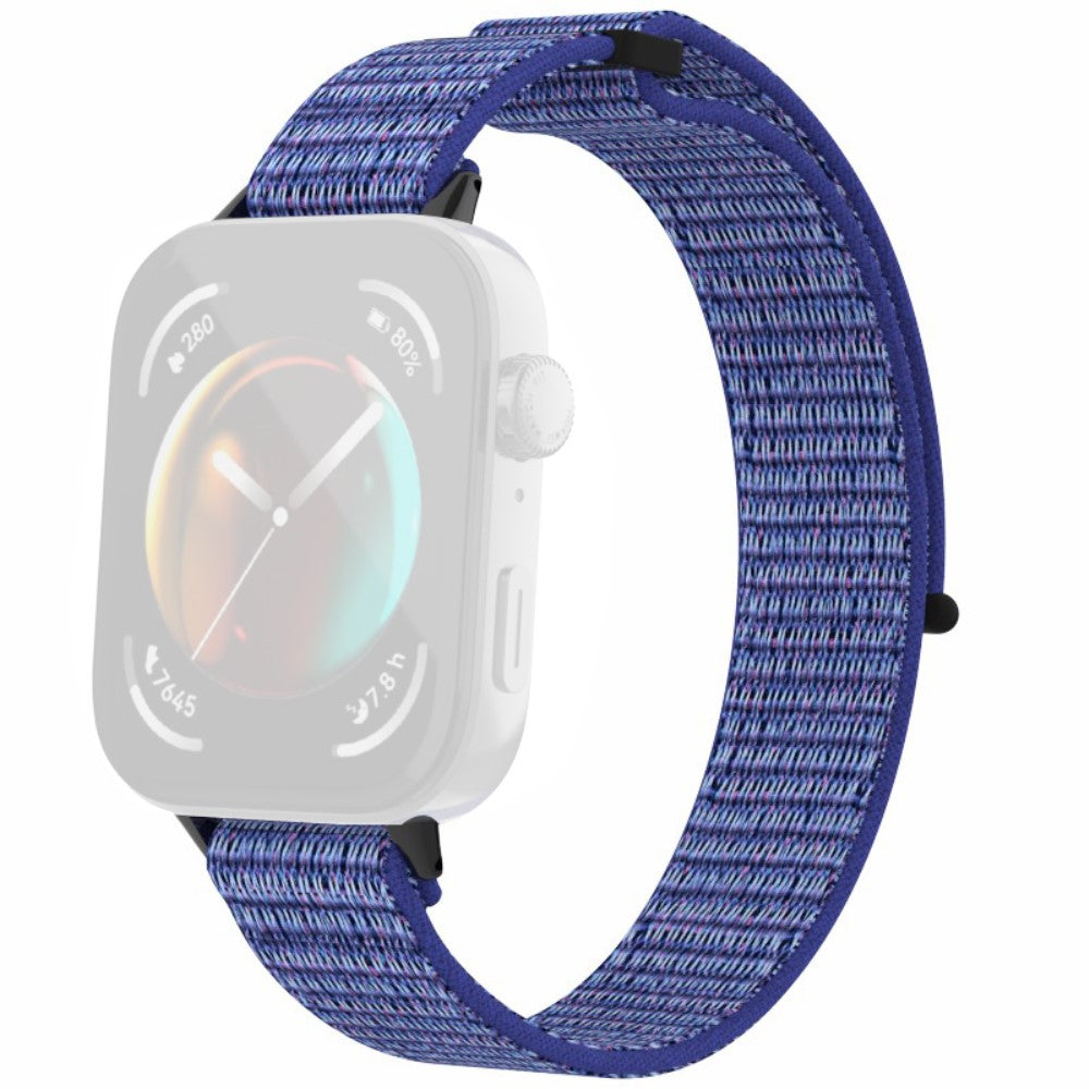 Huawei Watch Fit 3 Watch Strap Magic Tape Nylon Wrist band  - Midnight Blue#serie_5