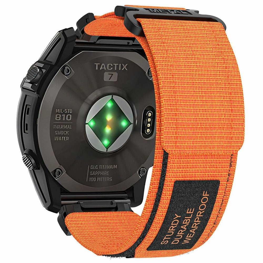 Garmin Quatix 7 Pro / Approach S62 Watch band 22mm Quick Release Nylon Sports Strap - Orange#serie_2