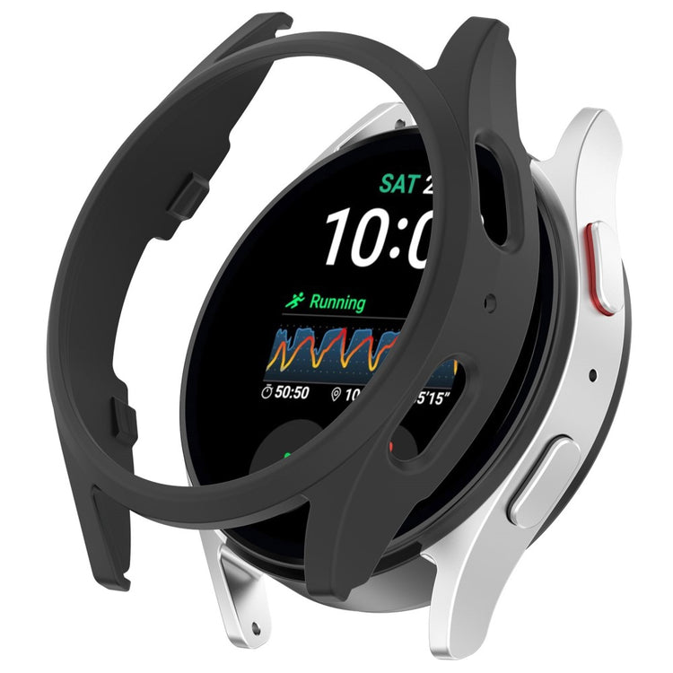 Samsung Galaxy Watch7 44mm Watch Case Hollow Half Cover Bump Resistant Frame - Black#serie_1