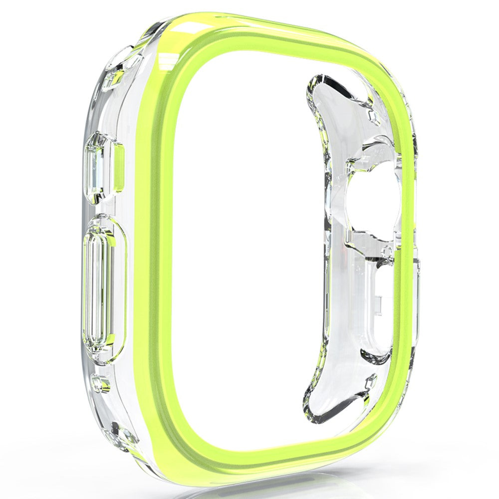 Apple Watch 7 / 8 / 9 41mm Hollow-Out Bump Resistant+Flexible Protection Cover Watch Frame Case - Yellow#serie_5