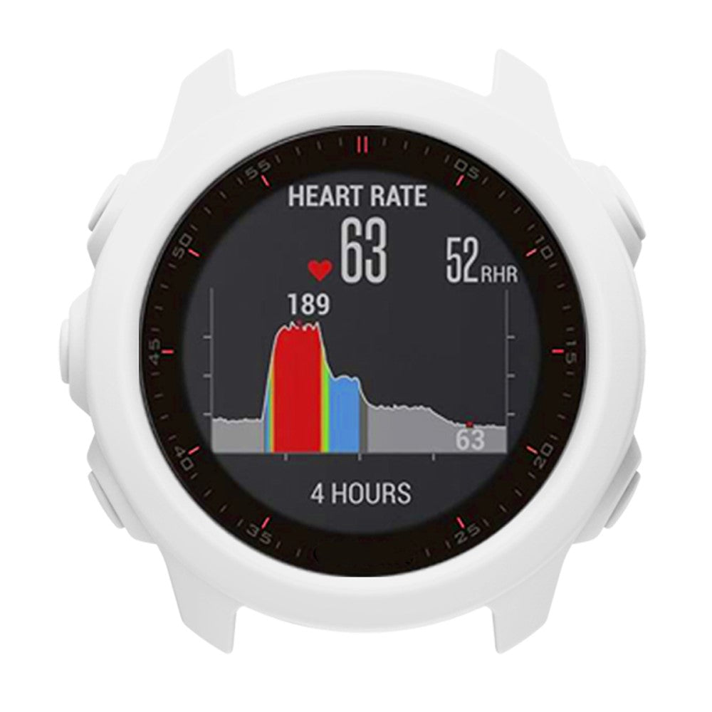 Garmin Forerunner 245 Music / Forerunner 245 Watch Case Soft Silicone Protective Cover - White#serie_2