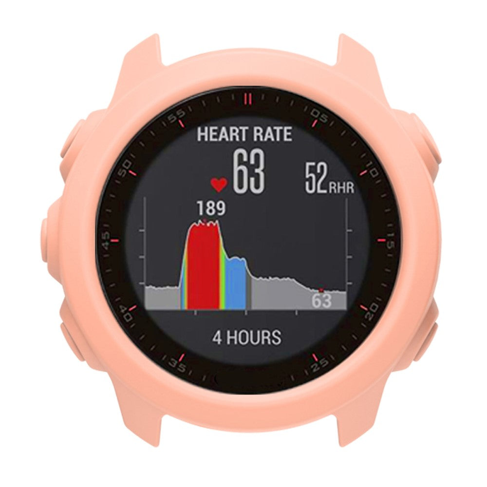 Garmin Forerunner 245 Music / Forerunner 245 Watch Case Soft Silicone Protective Cover - Pink#serie_4