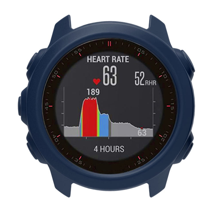 Garmin Forerunner 245 Music / Forerunner 245 Watch Case Soft Silicone Protective Cover - Navy Blue#serie_6
